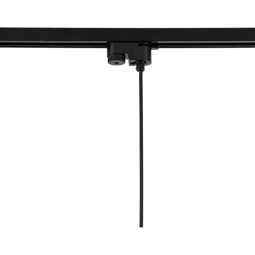 Lühter ühefaasilise rööbassüsteemi jaoks TRACER 1xE27/15W/230V d. 20 cm must/pruun