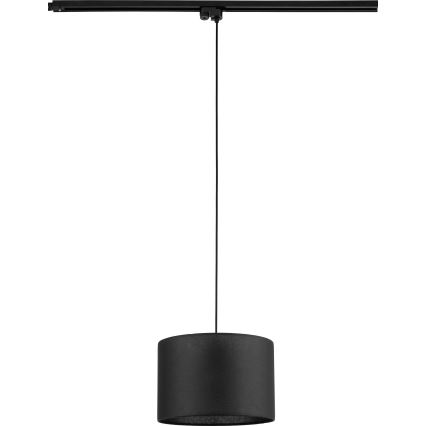 Lühter ühefaasilise rööbassüsteemi jaoks TRACER 1xE27/15W/230V d. 30 cm must