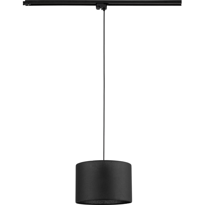 Lühter ühefaasilise rööbassüsteemi jaoks TRACER 1xE27/15W/230V d. 30 cm must