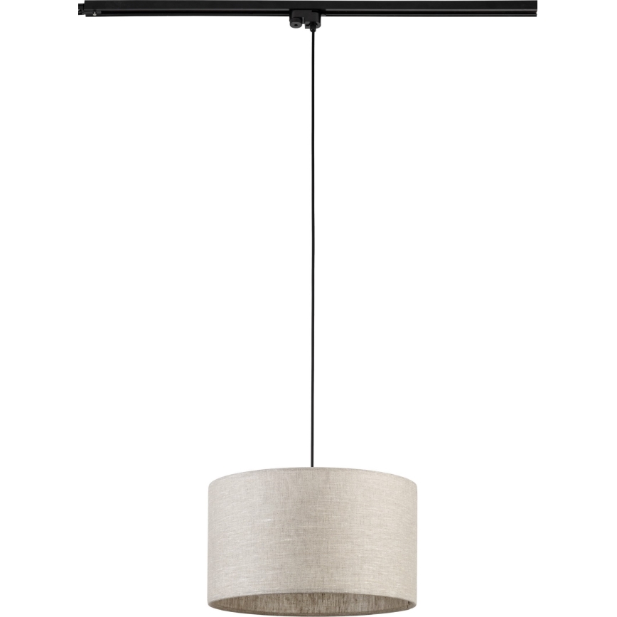 Lühter ühefaasilise rööbassüsteemi jaoks TRACER 1xE27/15W/230V d. 38 cm must/hall