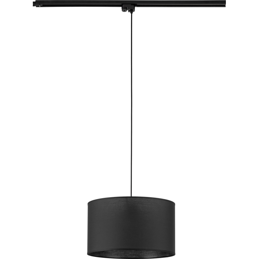 Lühter ühefaasilise rööbassüsteemi jaoks TRACER 1xE27/15W/230V d. 38 cm must