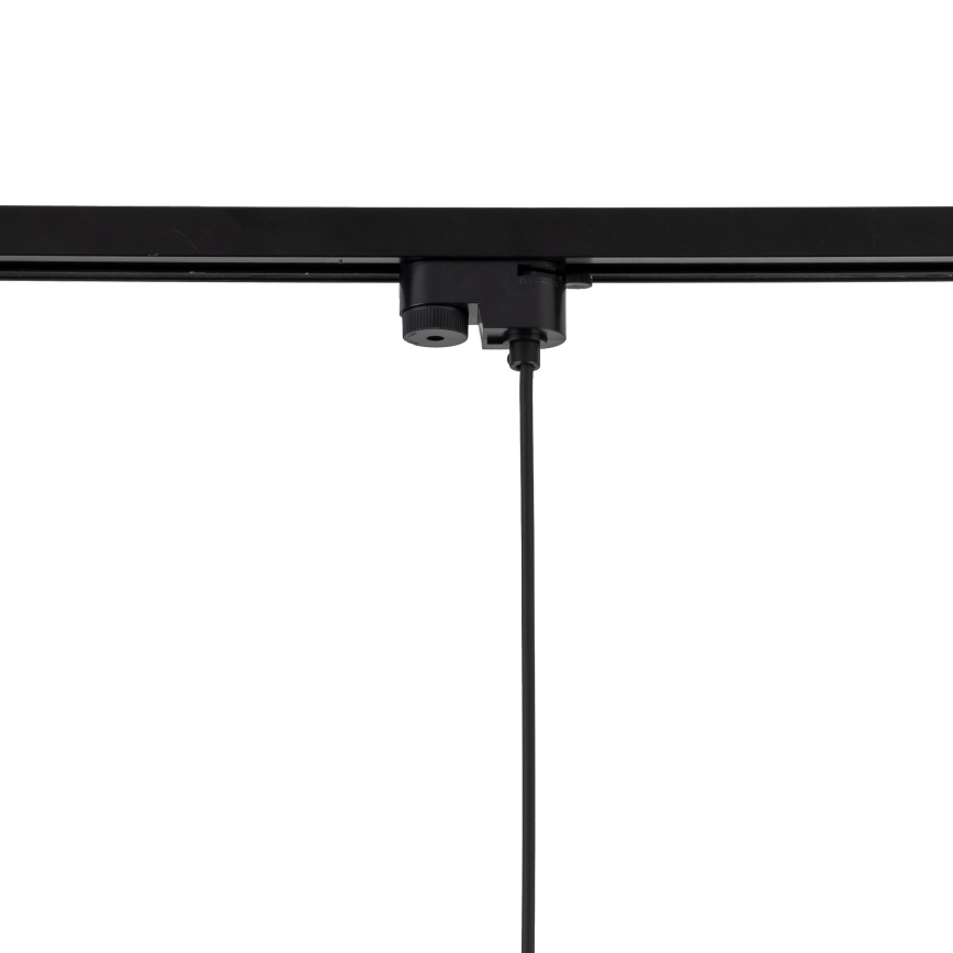 Lühter ühefaasilise rööbassüsteemi jaoks TRACER 1xE27/15W/230V d. 38 cm must/pruun