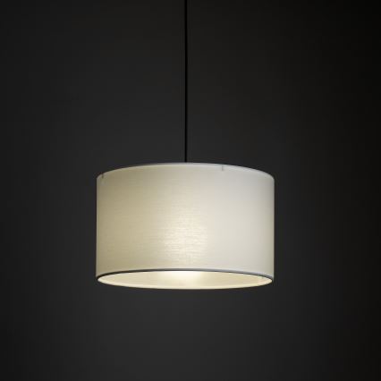 Lühter ühefaasilise rööbassüsteemi jaoks TRACER 1xE27/15W/230V d. 38 cm must/valge