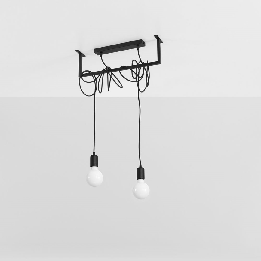 Lühter SALAMANCA 2xE27/60W/230V