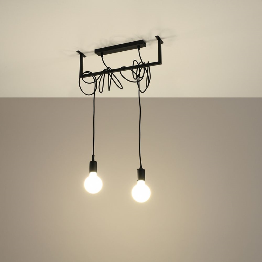 Lühter SALAMANCA 2xE27/60W/230V