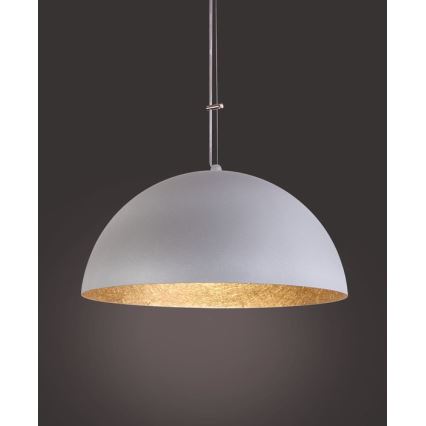 Lühter SFERA 1xE27/60W/230V d. 50 cm hall/kuldne