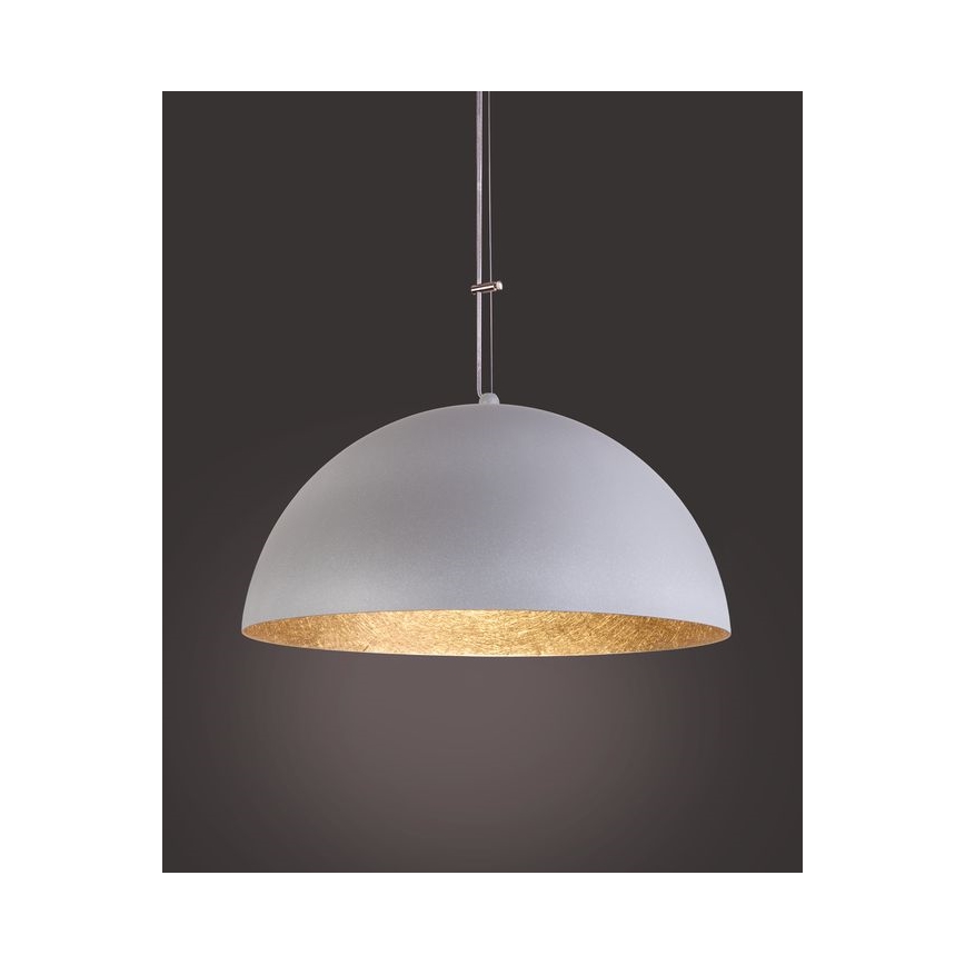Lühter SFERA 1xE27/60W/230V d. 50 cm hall/kuldne