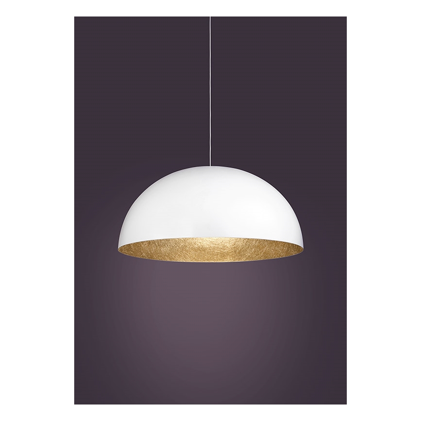 Lühter SFERA 1xE27/60W/230V diameeter 35 cm valge/kuldne