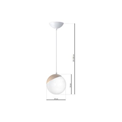 Lühter SFERA WOOD 1xE14/40W/230V