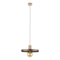 Lühter SILA 1xE27/15W/230V d. 30 cm pruun/beež