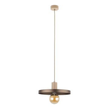 Lühter SILA 1xE27/15W/230V d. 30 cm pruun/beež