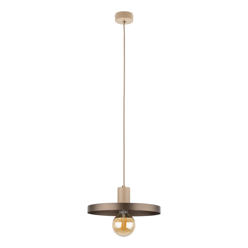 Lühter SILA 1xE27/15W/230V d. 30 cm pruun/beež