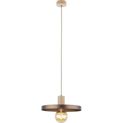 Lühter SILA 1xE27/15W/230V d. 30 cm pruun/beež