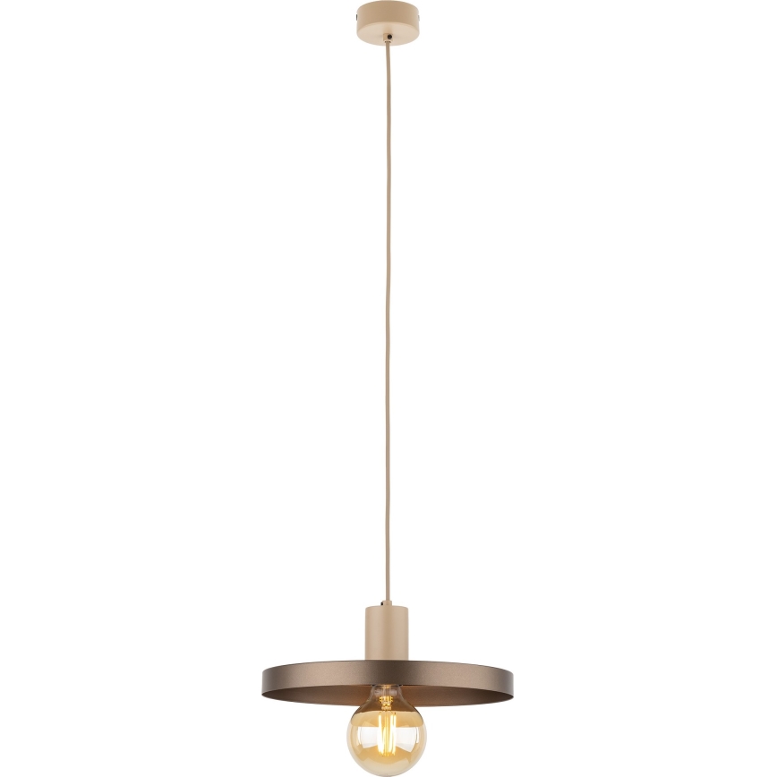 Lühter SILA 1xE27/15W/230V d. 30 cm pruun/beež