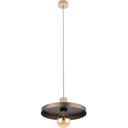 Lühter SILA 1xE27/15W/230V d. 30 cm pruun/beež
