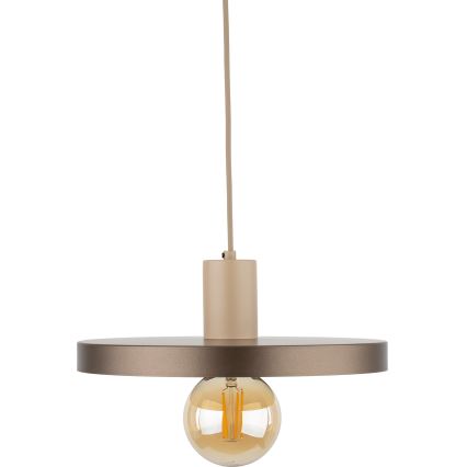 Lühter SILA 1xE27/15W/230V d. 30 cm pruun/beež