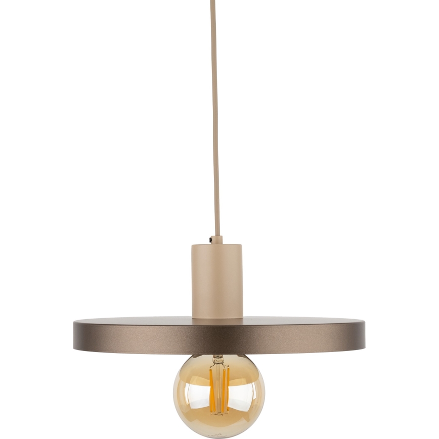Lühter SILA 1xE27/15W/230V d. 30 cm pruun/beež