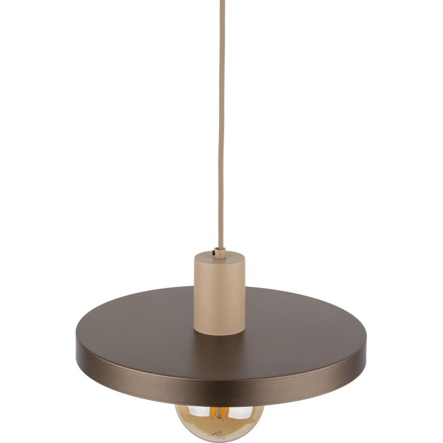 Lühter SILA 1xE27/15W/230V d. 30 cm pruun/beež