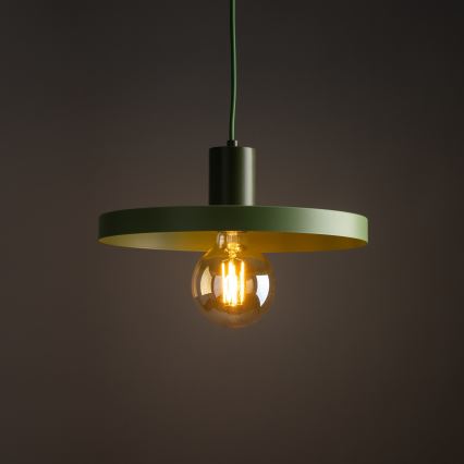 Lühter SILA 1xE27/15W/230V d. 30 cm roheline