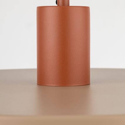 Lühter SILA 1xE27/15W/230V d. 40 cm beež/tellis