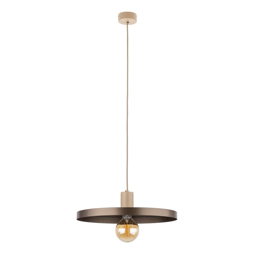 Lühter SILA 1xE27/15W/230V d. 40 cm pruun/beež