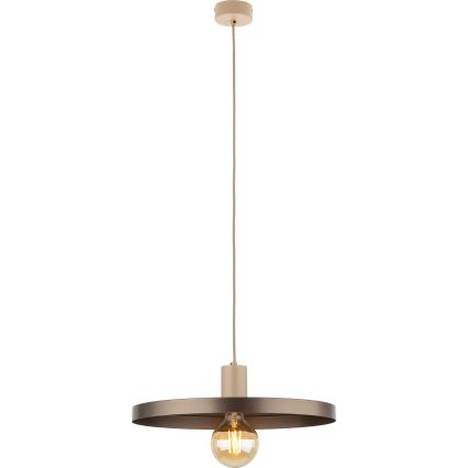 Lühter SILA 1xE27/15W/230V d. 40 cm pruun/beež