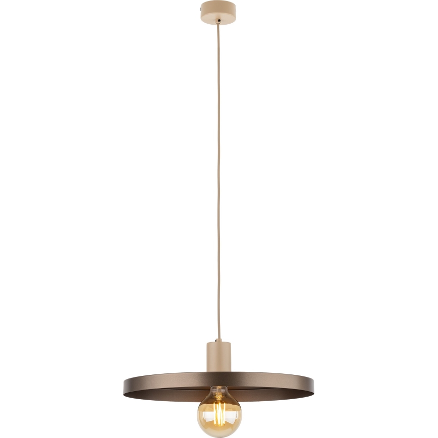 Lühter SILA 1xE27/15W/230V d. 40 cm pruun/beež
