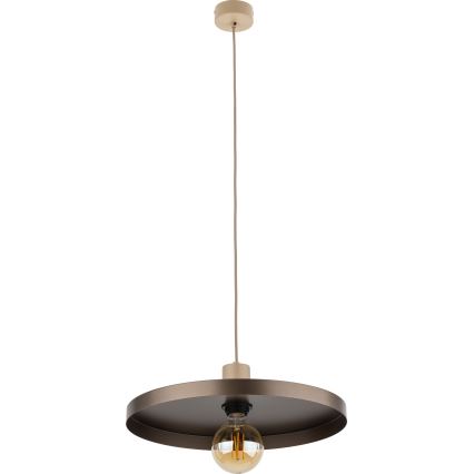 Lühter SILA 1xE27/15W/230V d. 40 cm pruun/beež