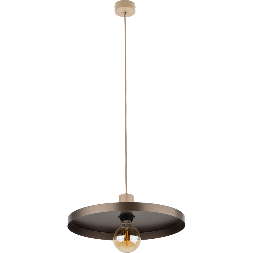 Lühter SILA 1xE27/15W/230V d. 40 cm pruun/beež
