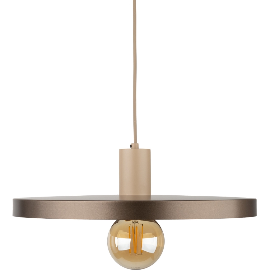 Lühter SILA 1xE27/15W/230V d. 40 cm pruun/beež