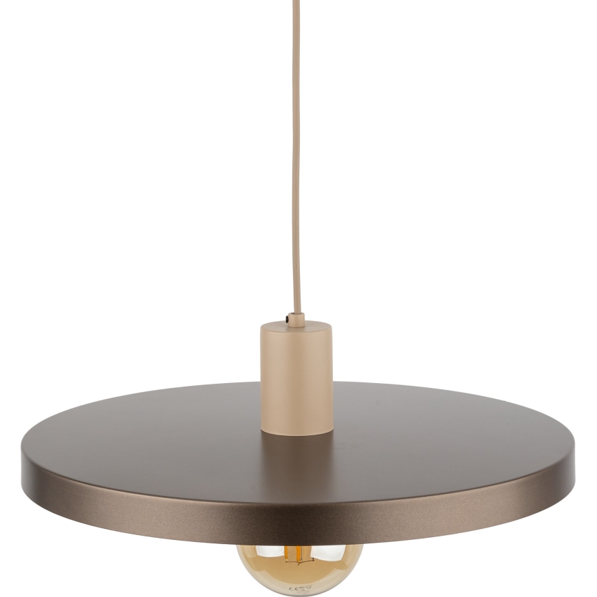 Lühter SILA 1xE27/15W/230V d. 40 cm pruun/beež