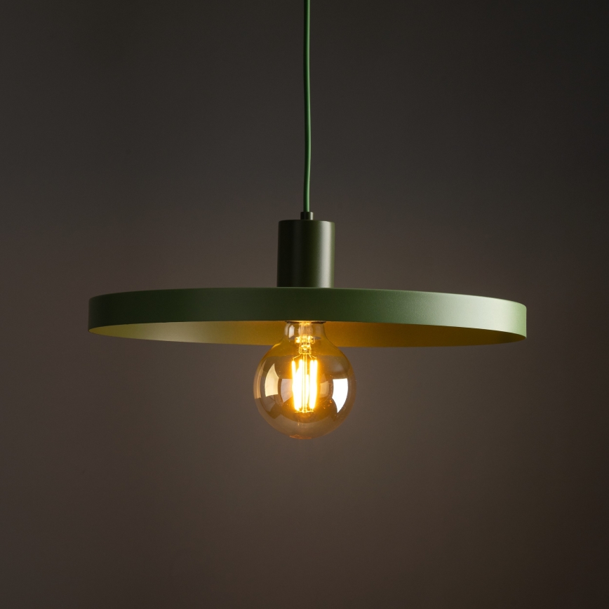 Lühter SILA 1xE27/15W/230V d. 40 cm roheline