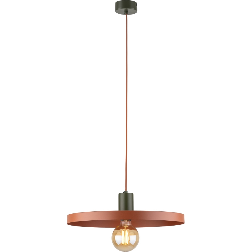 Lühter SILA 1xE27/15W/230V d. 40 cm tellis/roheline
