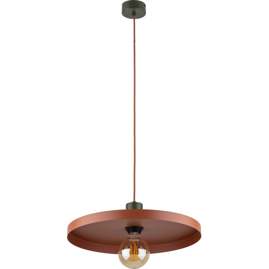 Lühter SILA 1xE27/15W/230V d. 40 cm tellis/roheline