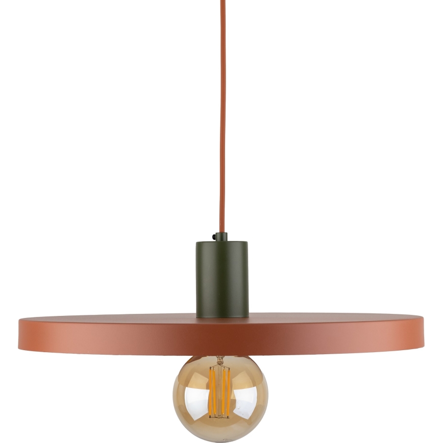 Lühter SILA 1xE27/15W/230V d. 40 cm tellis/roheline