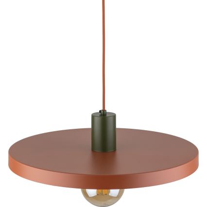 Lühter SILA 1xE27/15W/230V d. 40 cm tellis/roheline