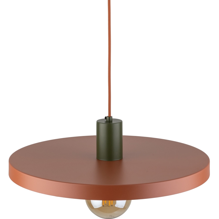 Lühter SILA 1xE27/15W/230V d. 40 cm tellis/roheline