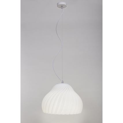 Lühter SILVO 1xE27/60W/230V d. 38 cm valge