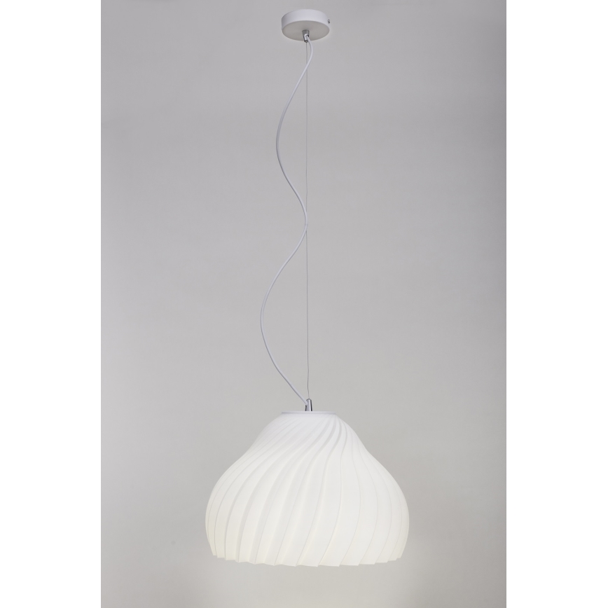 Lühter SILVO 1xE27/60W/230V d. 38 cm valge