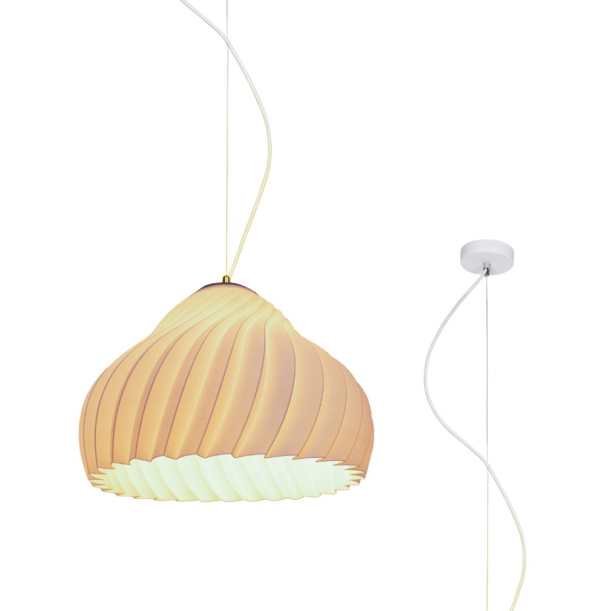 Lühter SILVO 1xE27/60W/230V d. 38 cm valge