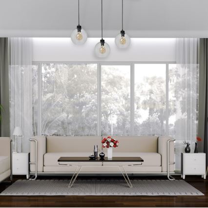 Lühter SOFIA 3xE27/60W/230V läbipaistev