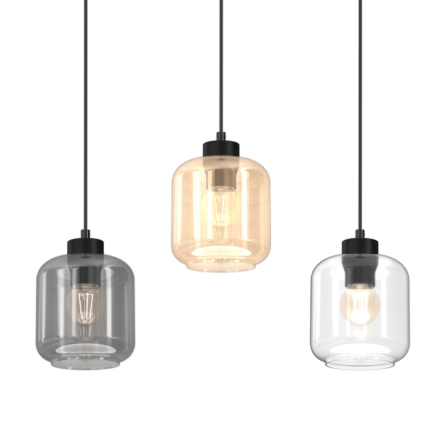 Lühter SOMBRA 3xE27/60W/230V hall/beež/läbinähtav