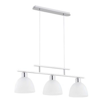 Lühter SONATA 3xE27/60W/230V läikiv kroom