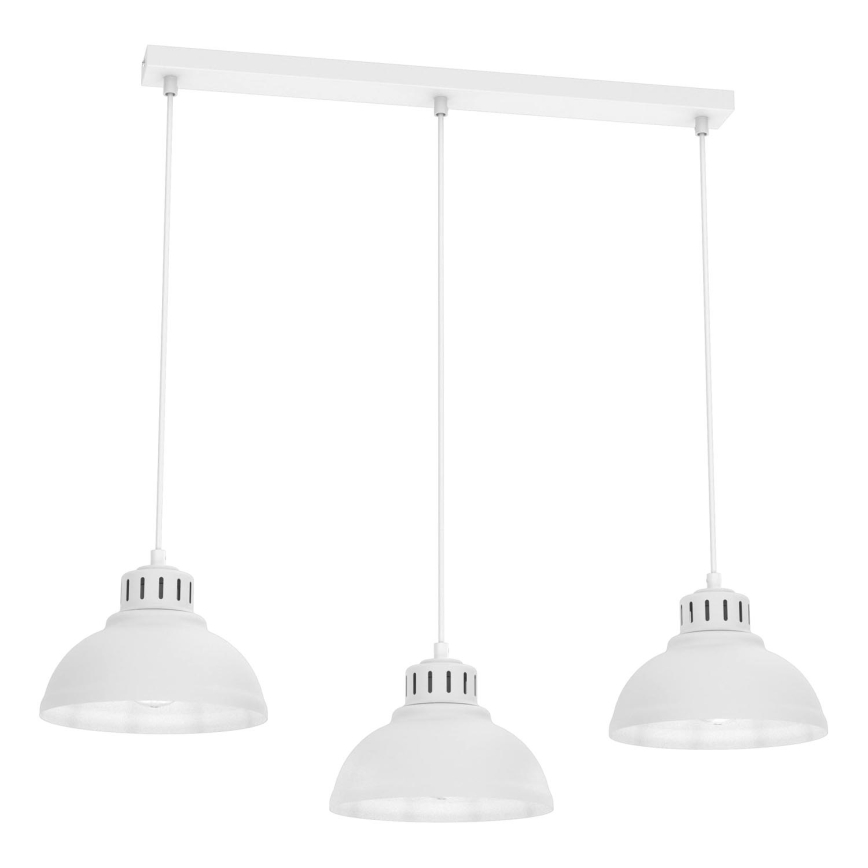 Lühter SVEN 3xE27/15W/230V valge