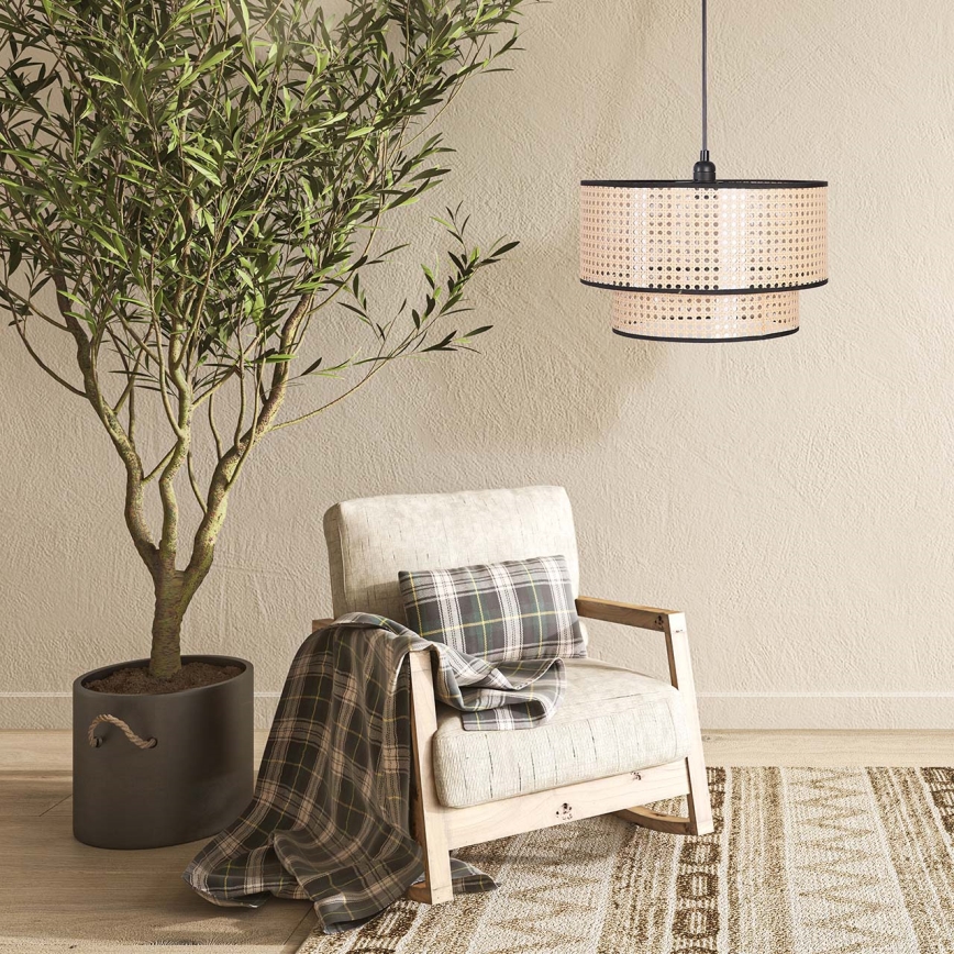 Lühter TAKARA 1xE27/20W/230V d. 40 cm beež