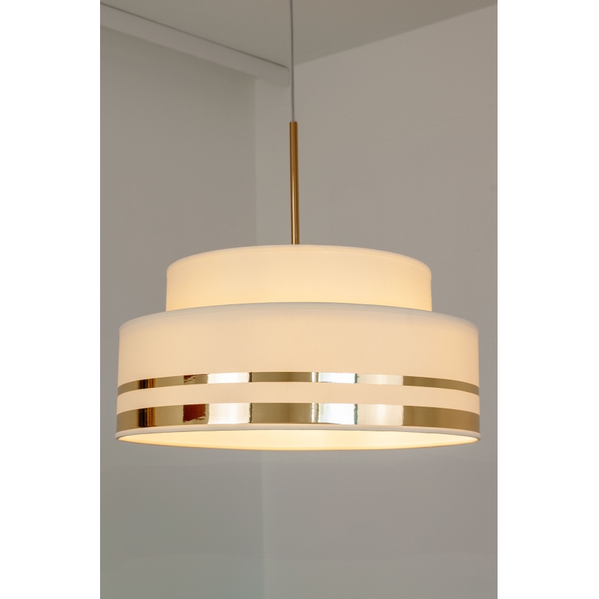 Lühter TAMI 1xE27/60W/230V beež/kuldne