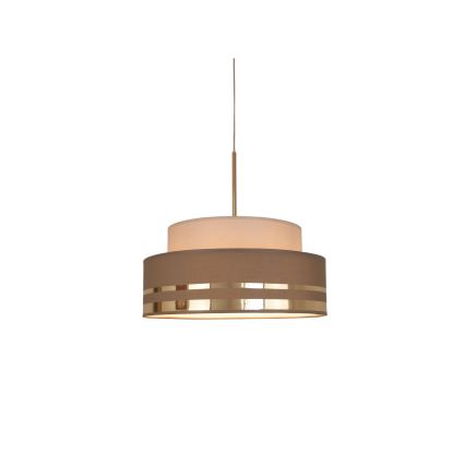 Lühter TAMI 1xE27/60W/230V beež/pruun/kuldne