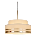 Lühter TAMI 1xE27/60W/230V d. 40 cm beež/kuldne