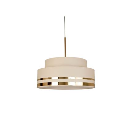 Lühter TAMI 1xE27/60W/230V d. 40 cm beež/kuldne