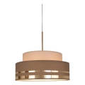 Lühter TAMI 1xE27/60W/230V d. 40 cm beež/pruun/kuldne